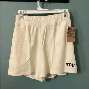 White TCU Women’s Shorts
